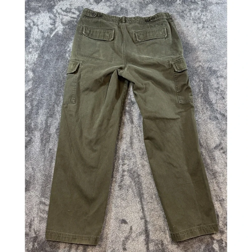 Brooks Brothers  Mens 37x32 Green Utility Cargo Pants